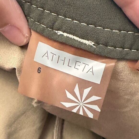 Athleta Whatever Pleated Skirt Skort Tennis A-Line in Light Brown size 6 - Picture 5 of 8